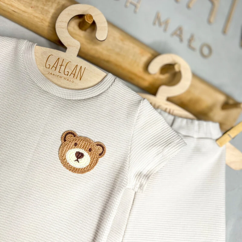 LETNI ZESTAW DZIECIĘCY WAFELEK 100% BAWEŁNA - obrazek 3