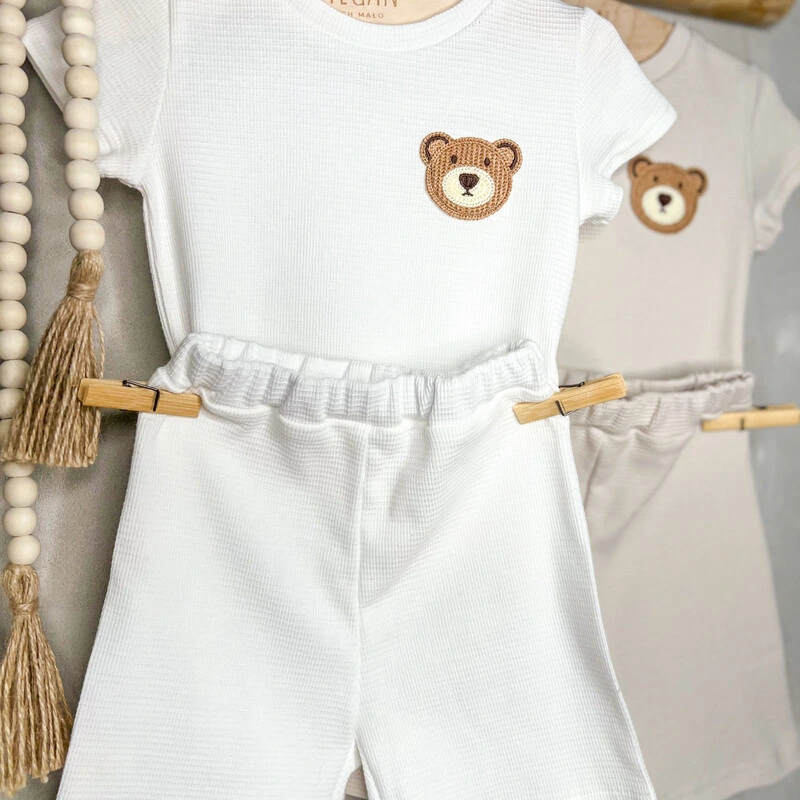 LETNI ZESTAW DZIECIĘCY WAFELEK 100% BAWEŁNA - obrazek 2