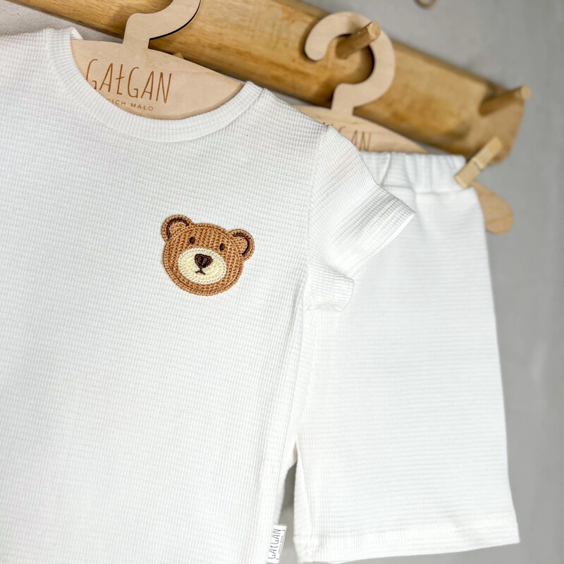 LETNI ZESTAW DZIECIĘCY WAFELEK 100% BAWEŁNA - obrazek 4